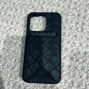 Bottega Venetia iPhone 13 plus phone case with card pocket